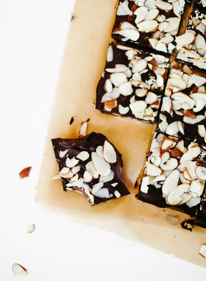 Chocolate Almond Bark Chocolate Almond Bark