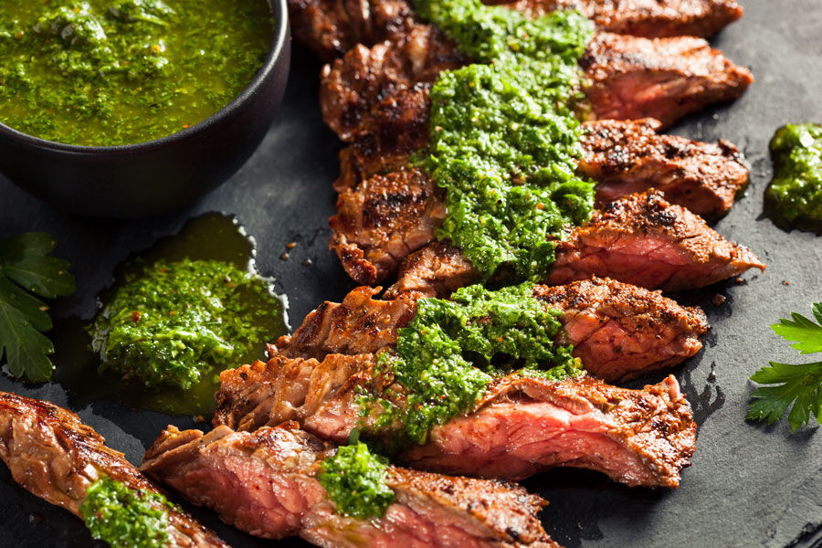 Skirt Steak with Chimichuri Skirt Steak with Chimichuri
