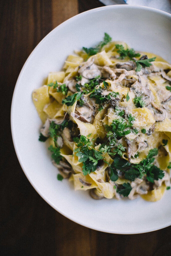 Mushroom Pappardelle