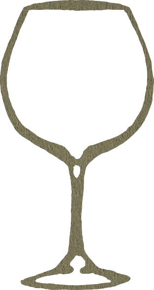 Drawing of wine glass