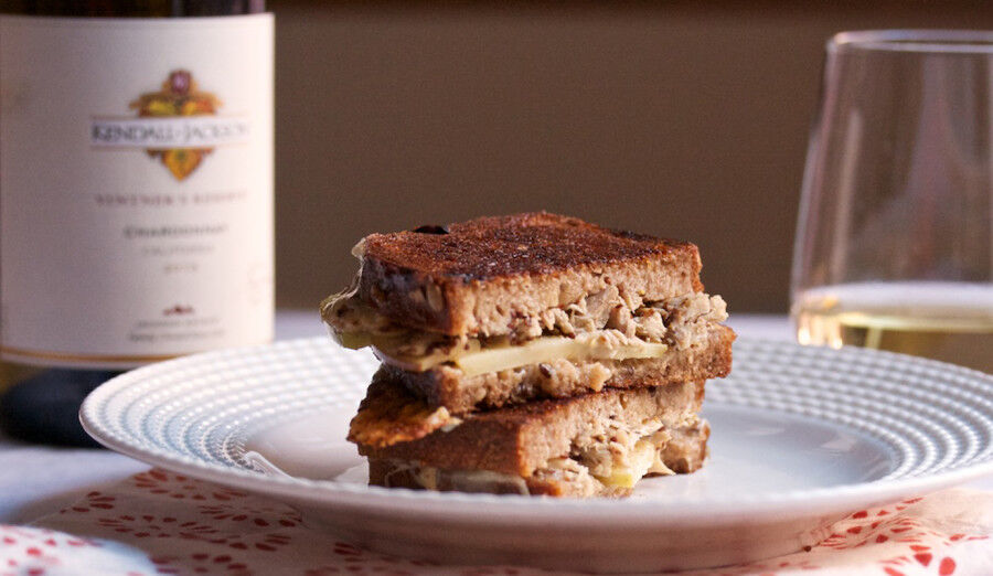 Honey Mustard Chicken Grilled Cheese
