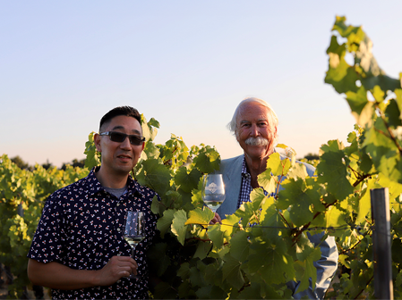 Kendall-Jackson Head Winemaker Kris Kato and Winery Ambassador Randy Ullom