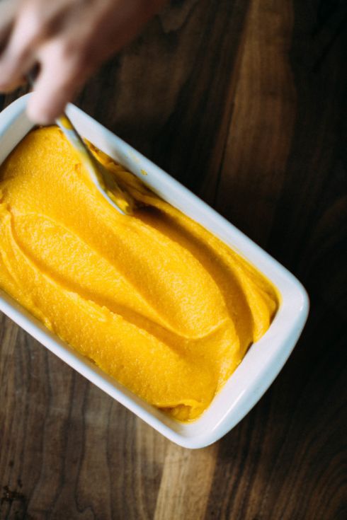 Smoothing mango