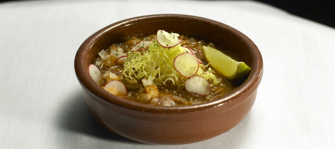 A bowl of pozole