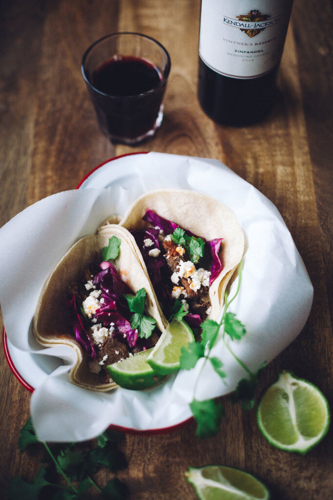 Zinfandel tacos