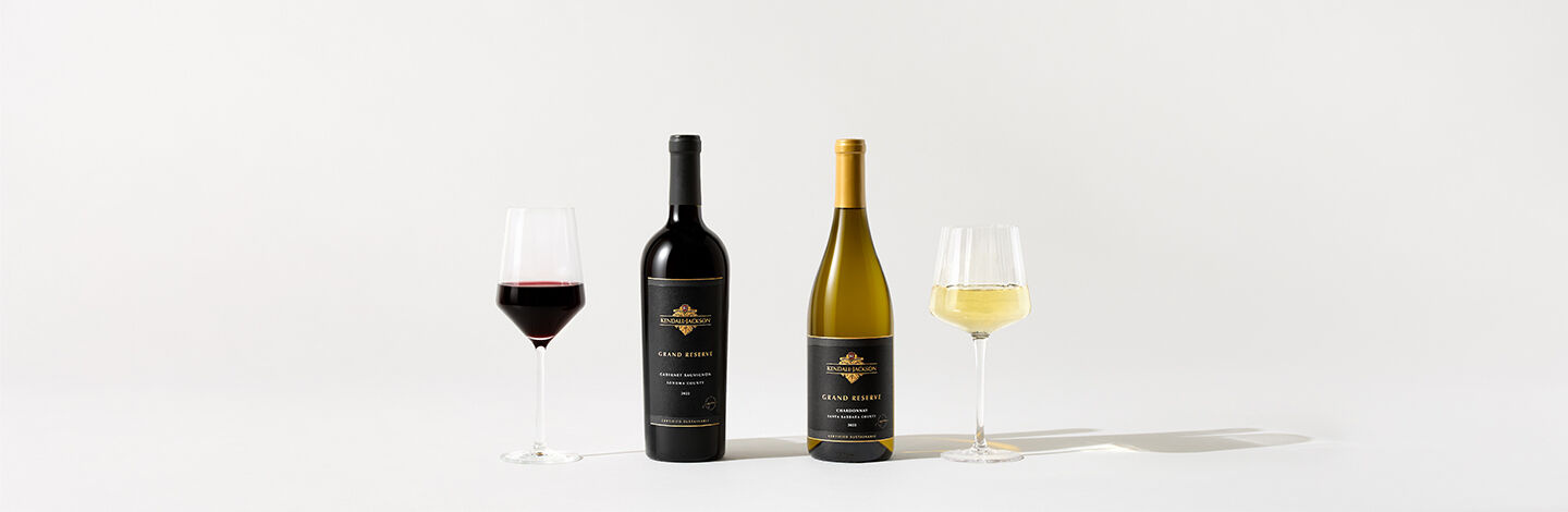 Kendall-Jackson Grand Reserve Chardonnay & Cabernet Sauvignon