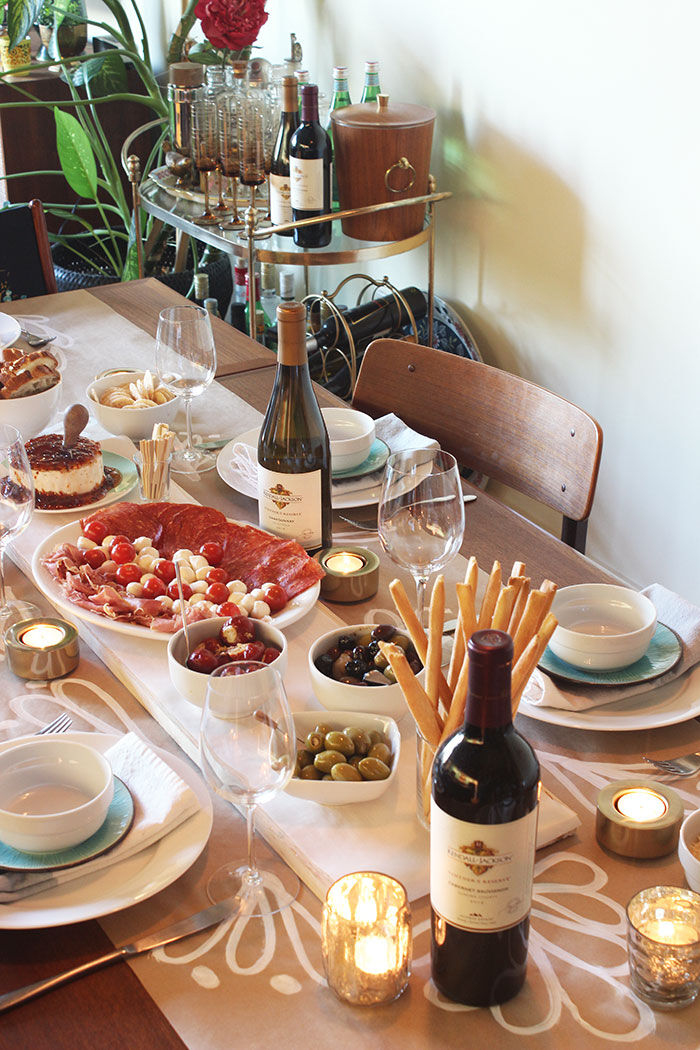 Wine and charcuterie
