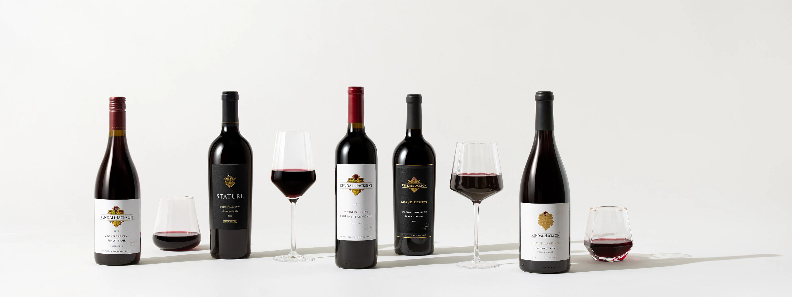 Kendall-Jackson red wine lineup