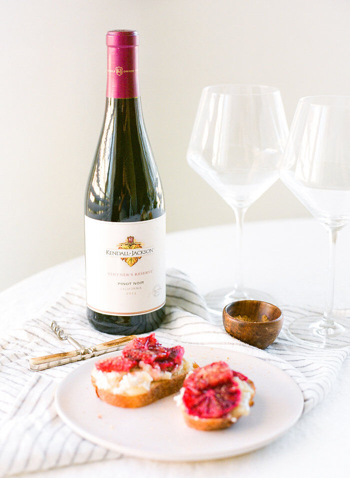 Pinot Noir and Crostini