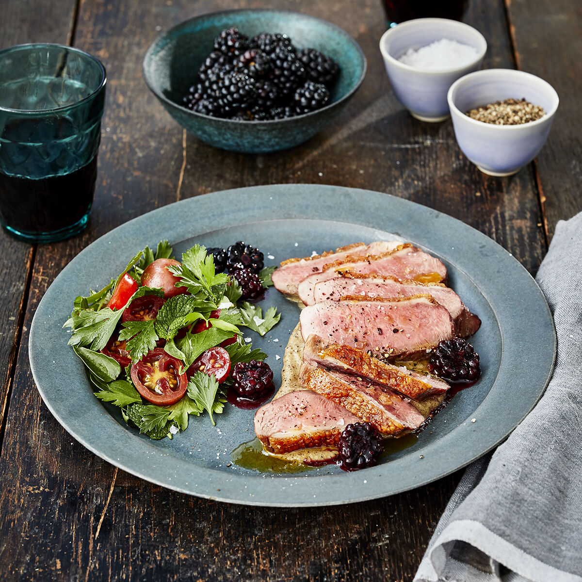 Duck Breast with Charred Eggplant Duck Breast with Charred Eggplant