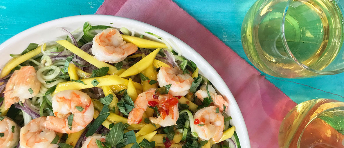 Cucumber Mango Shrimp Salad Cucumber Mango Shrimp Salad
