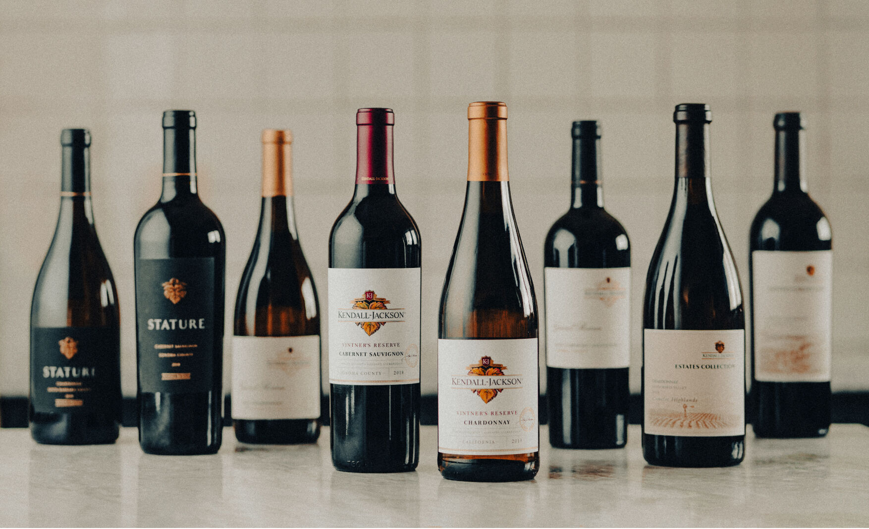 Kendall-Jackson wine bottle lineup Kendall-Jackson wine bottle lineup