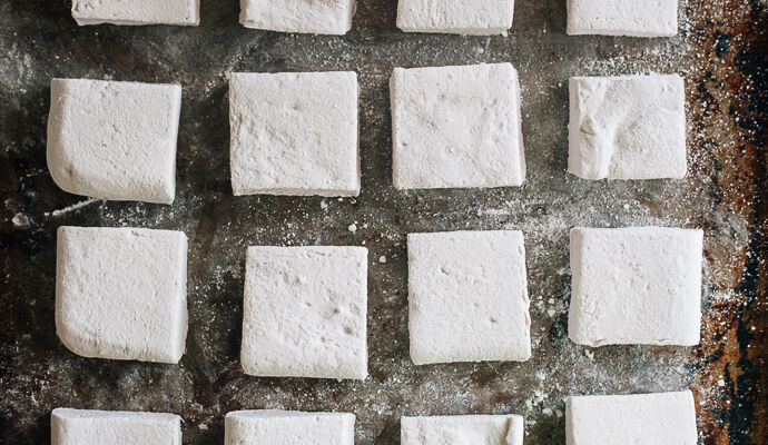 Homemade marshmallows
