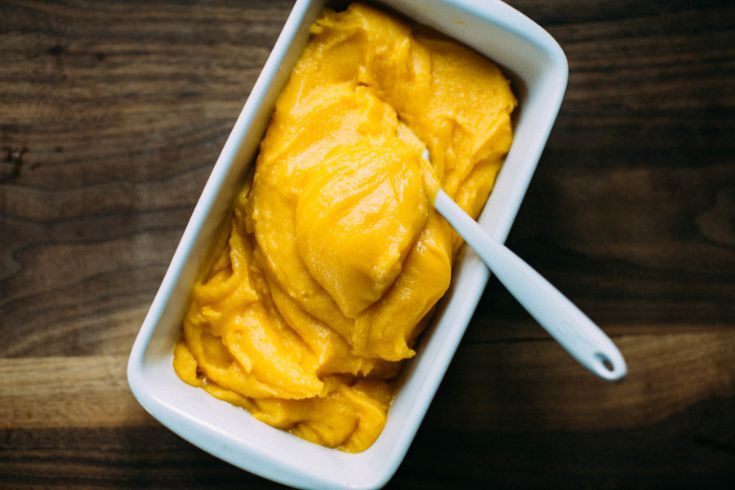 Pureed mango