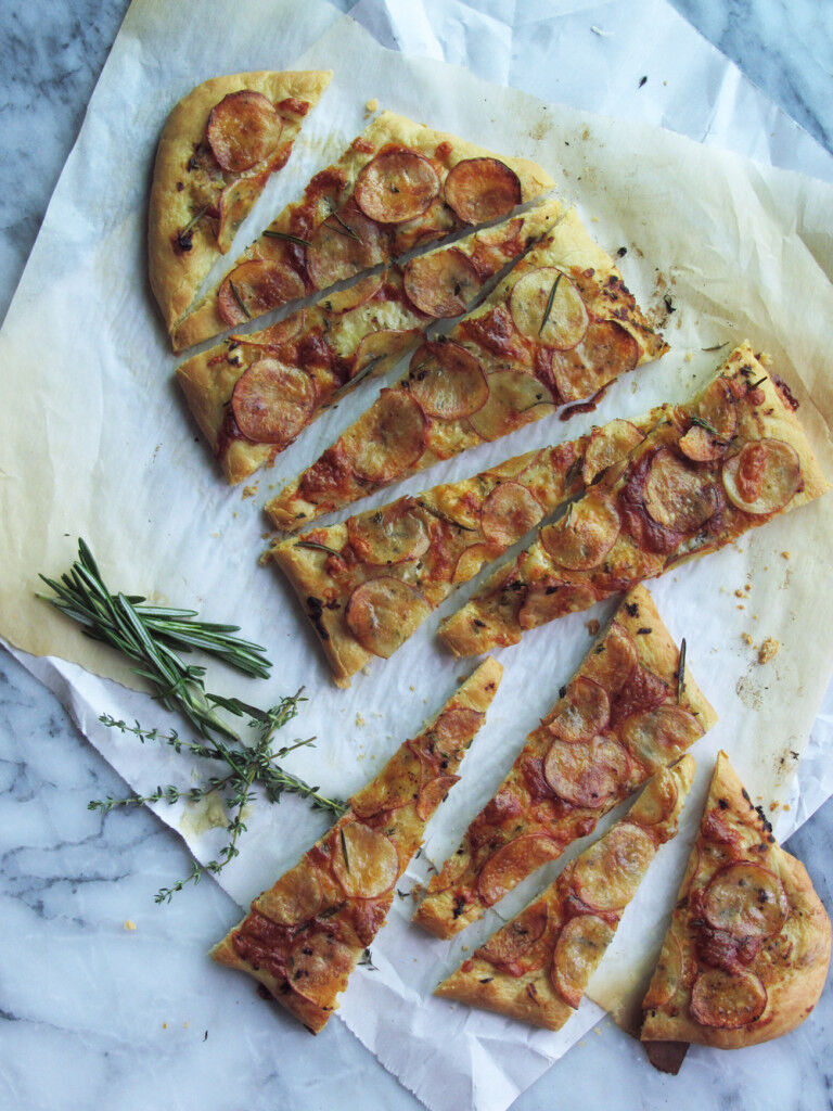 Potato Rosemary Pizza Recipe