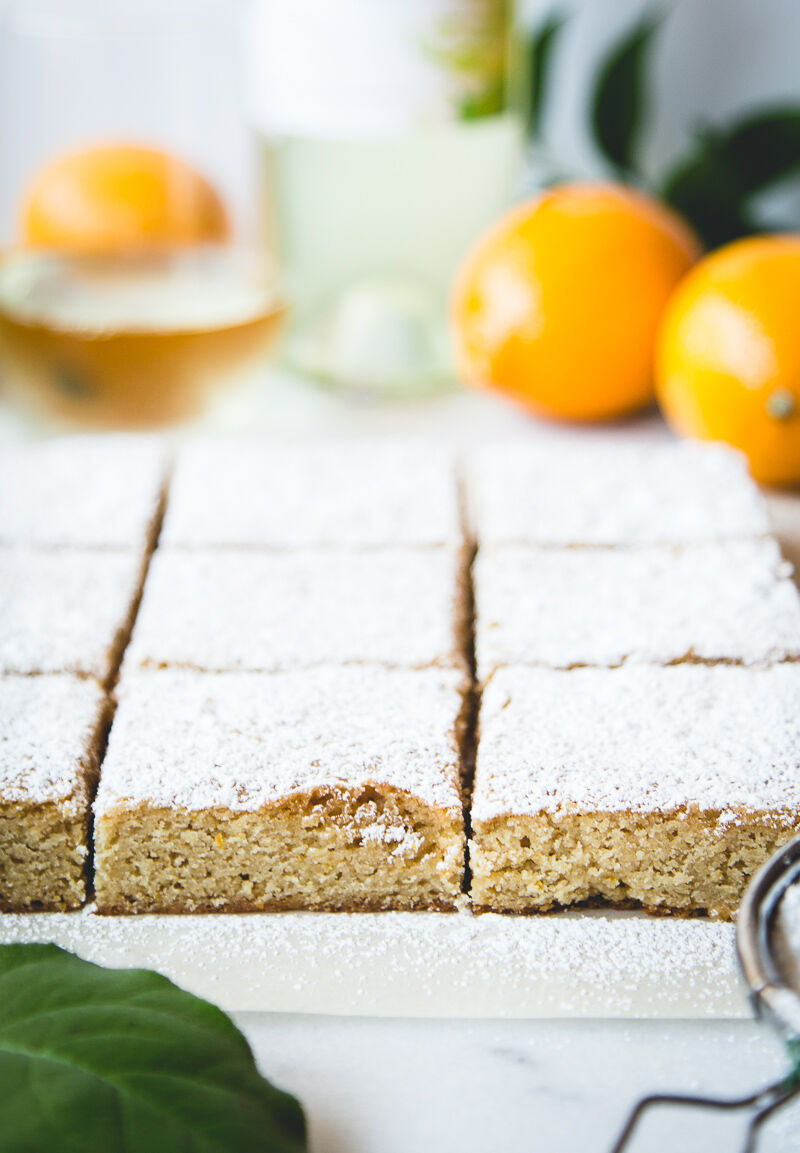Meyer lemon blondies