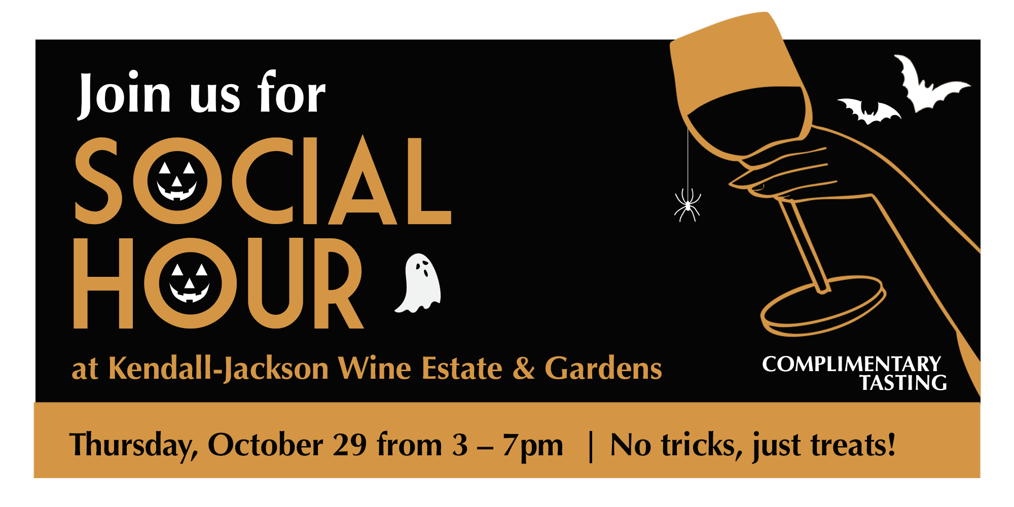 Halloween Social Hour at the Kendall-Jackson Wine Estate & Gardens