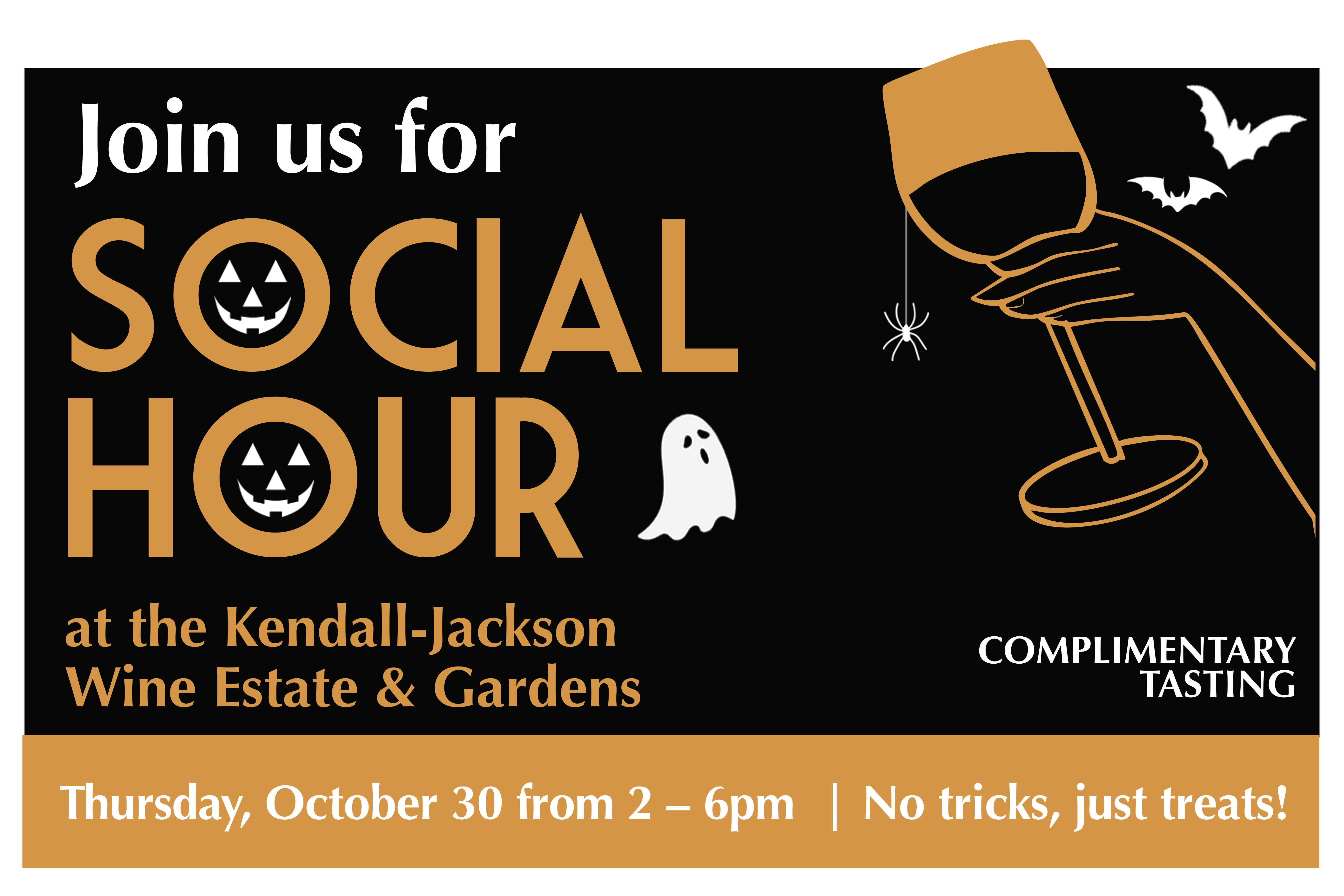 Halloween Social Hour at the Kendall-Jackson Wine Estate & Gardens