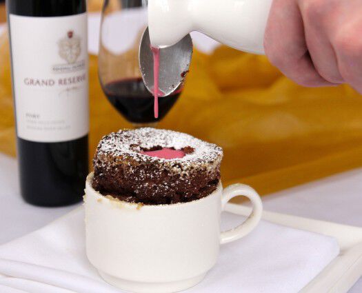 Chocolate Soufflé with Crème Anglaise Chocolate Soufflé with Crème Anglaise