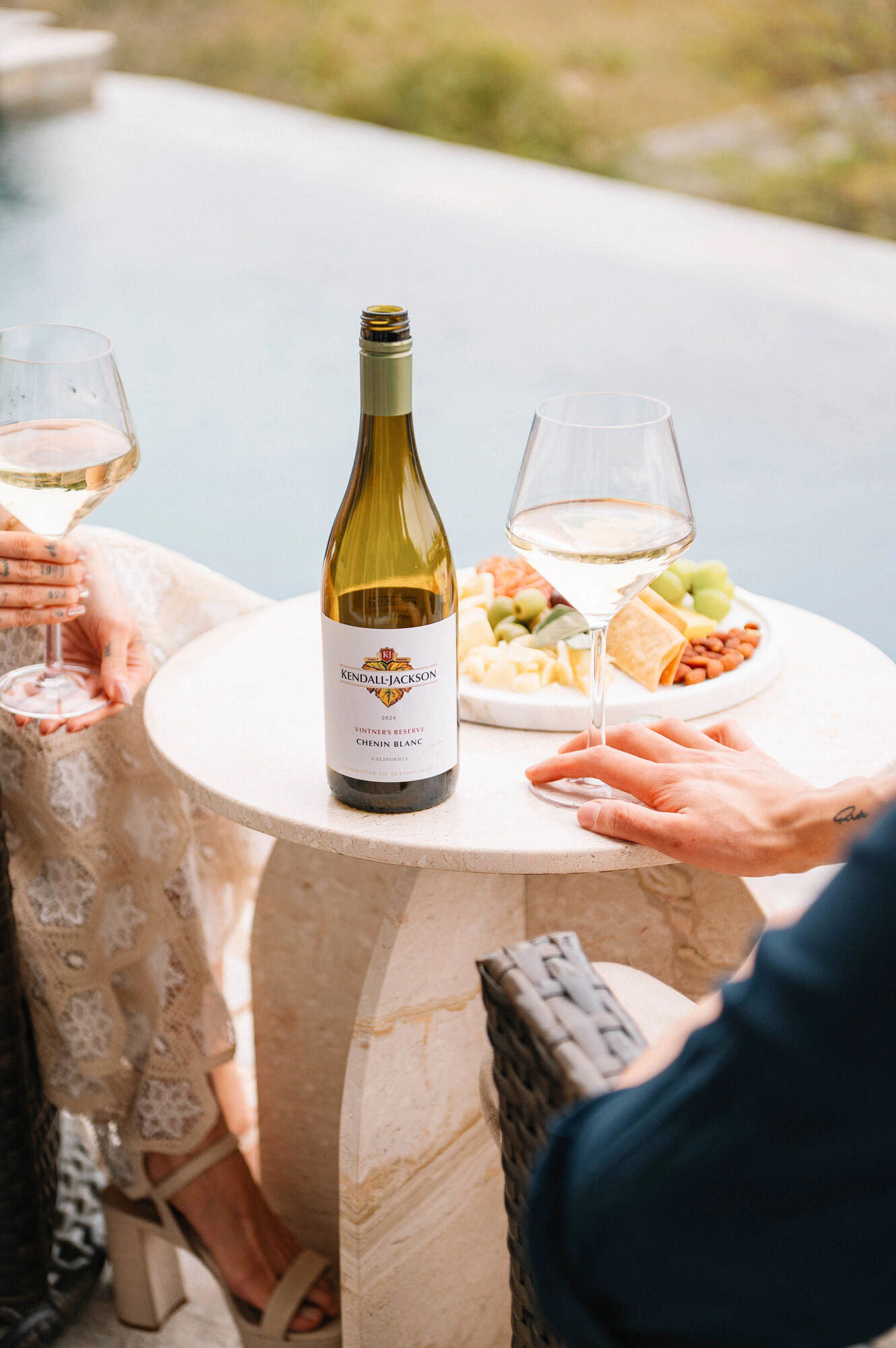 Chenin blanc with food