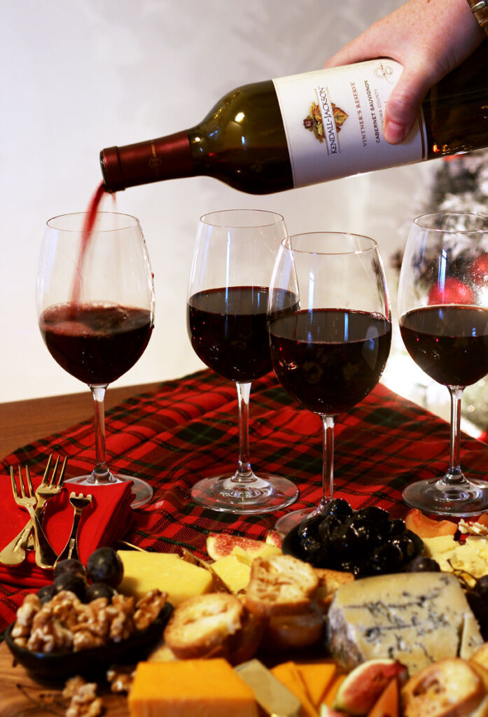 Red wine with cheese