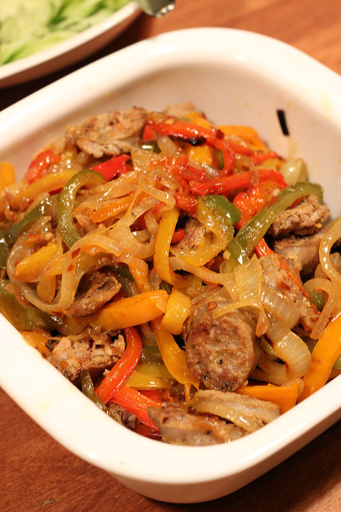 Spicy Sausage and Peppers Recipe