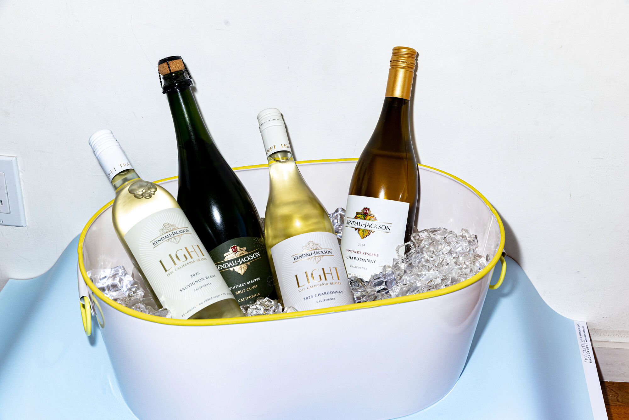 Kendall-Jackson wine in an ice bucket