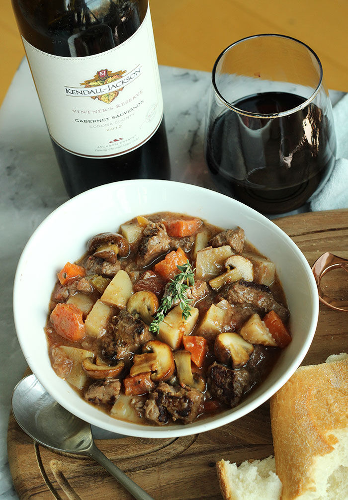 Red wine crock pot stew Red wine crock pot stew