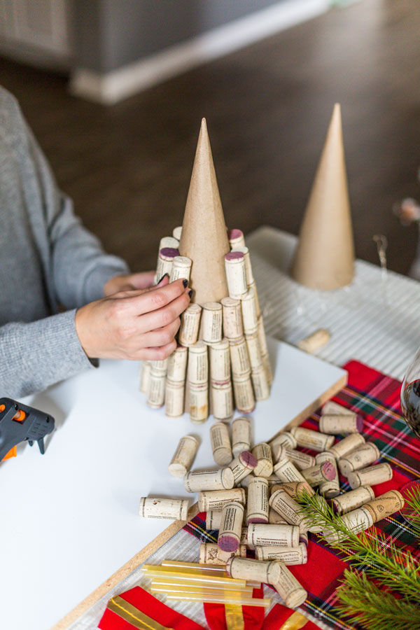 Gluing corks to a cone Gluing corks to a cone