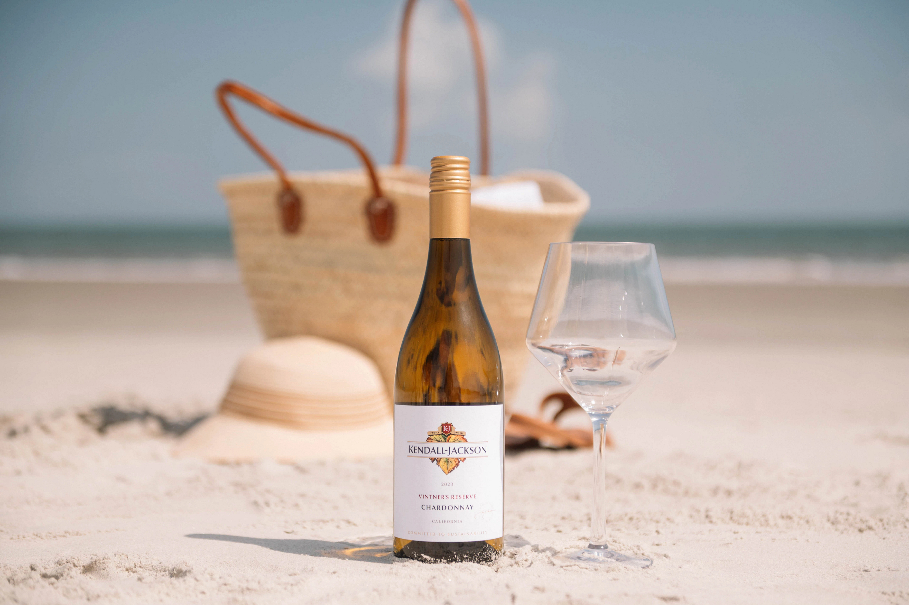 Kendall-Jackson Chardonnay at the beach