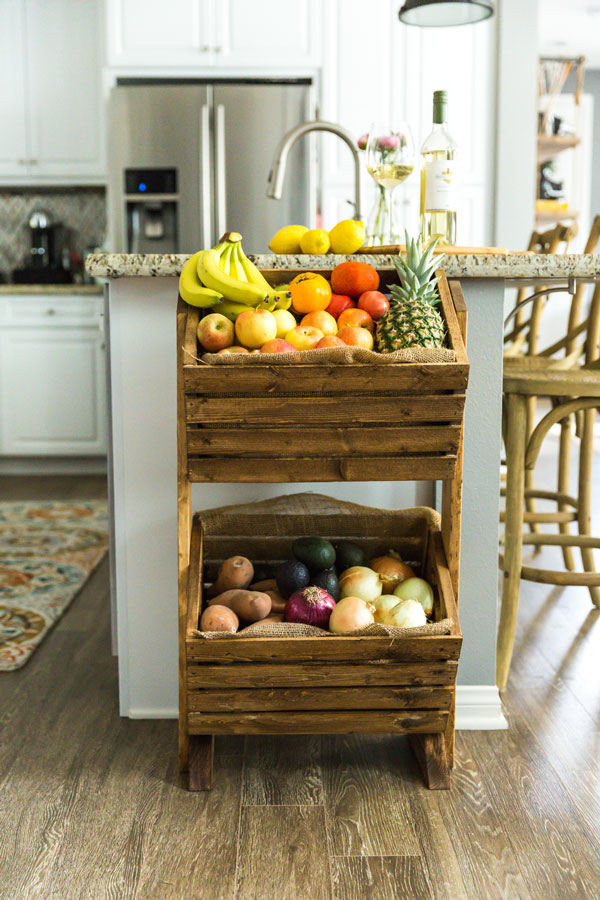 DIY Two-Tier Wood Produce Stand | KENDALL-JACKSON