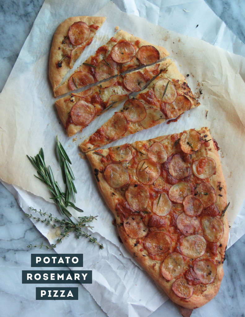 Potato Rosemary Pizza / Recipe by The Sweet Escape for Kendall-Jackson