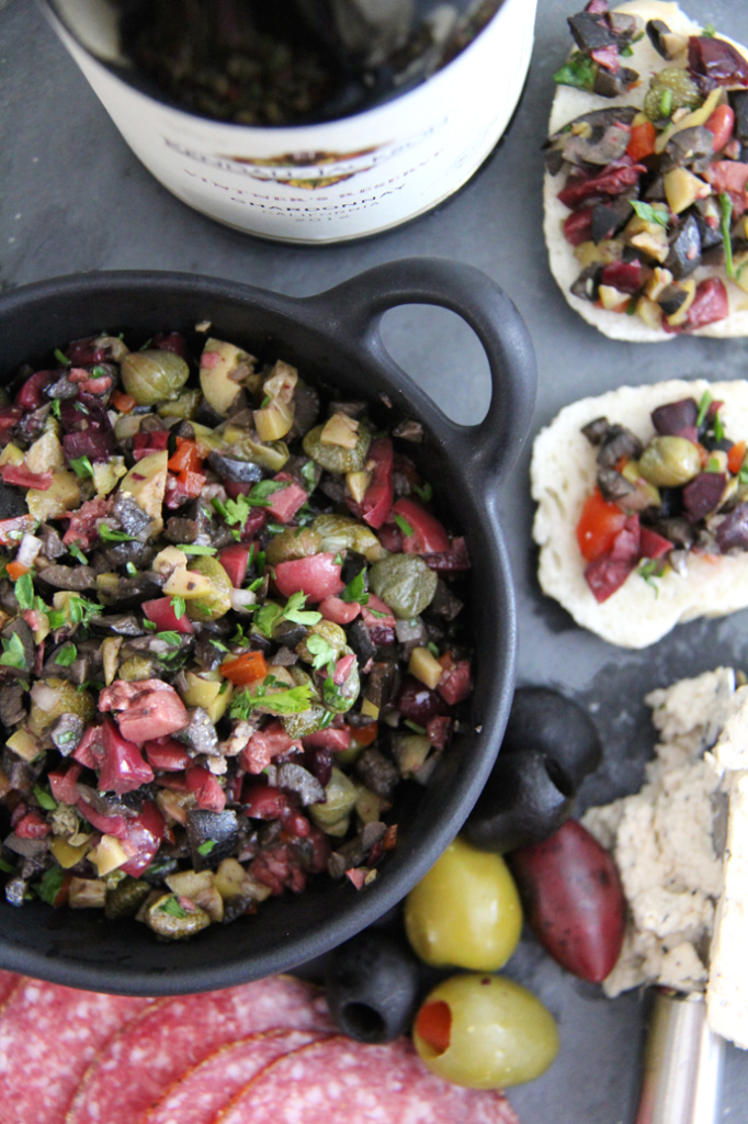 This recipe is a fresh and modern take on the classic olive tapenade.