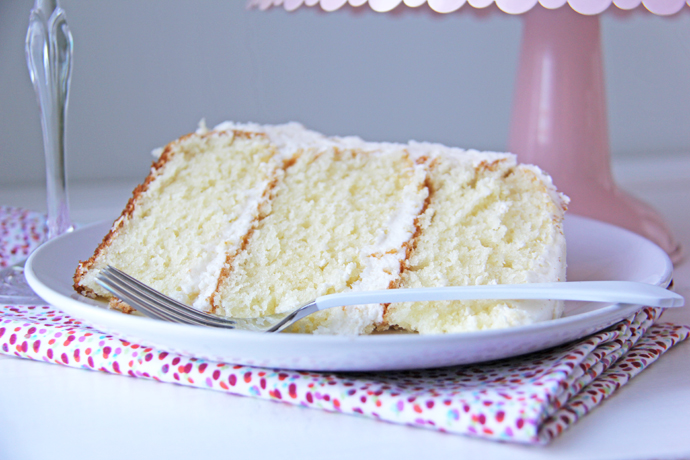 Vanilla Cake with Vanilla Buttercream
