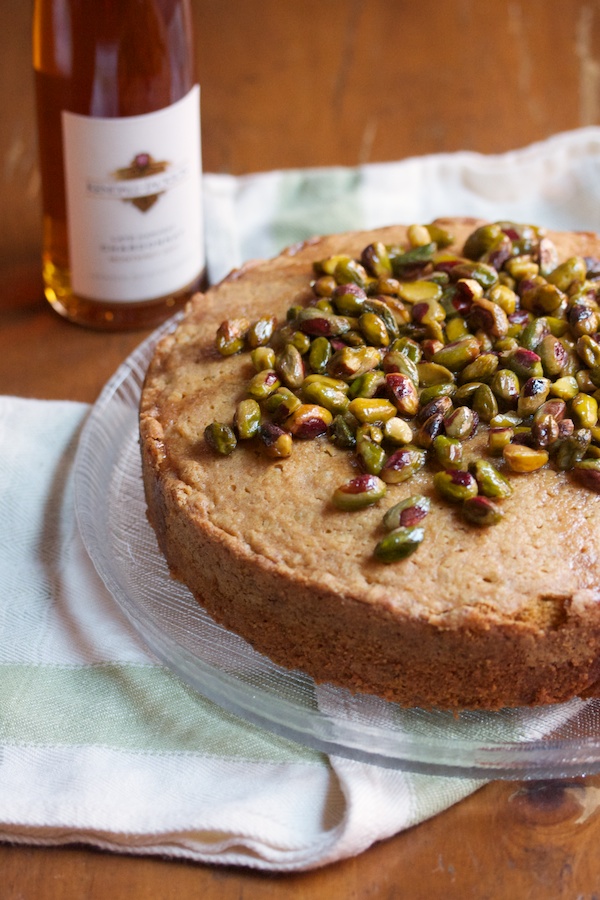 Pistachio, Olive Oil & Rosemary Cake