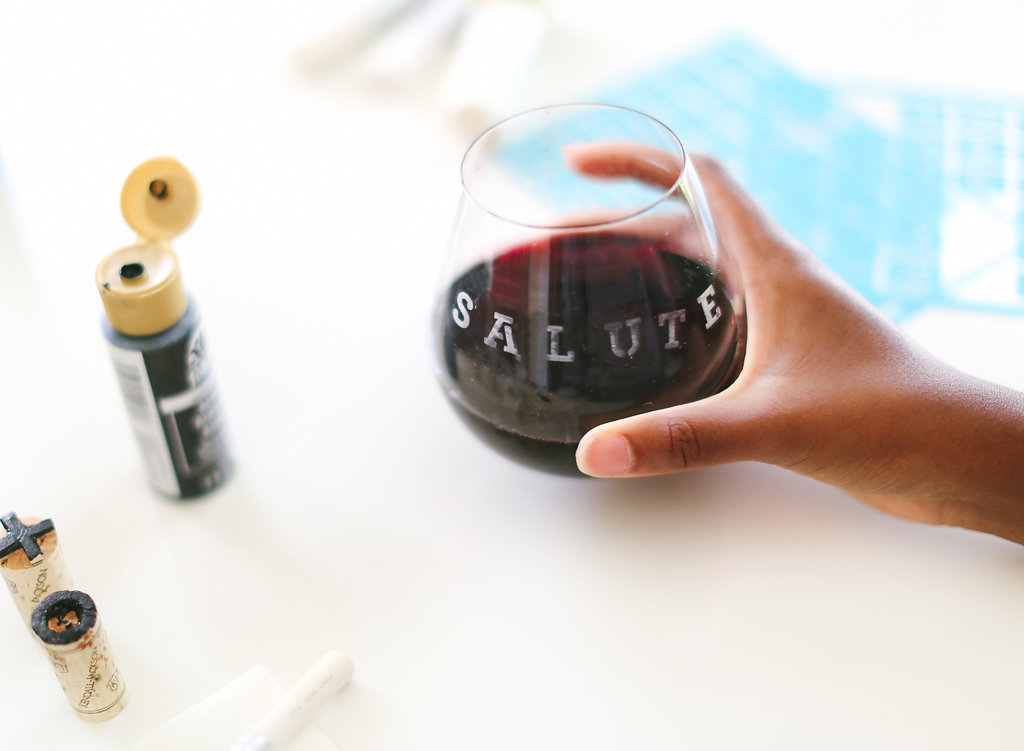 This easy #DIY is perfect for those extra wine glasses, a gift, or a fun set for entertaining.