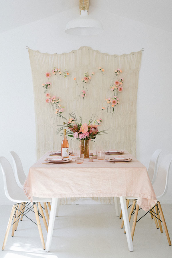 Who would've thought that you could use Avocados as a natural pink dye? Try making these DIY Pink, Avocado-Dyed Table Linens at your next Galentine's Day or Valentine's Day dinner party.