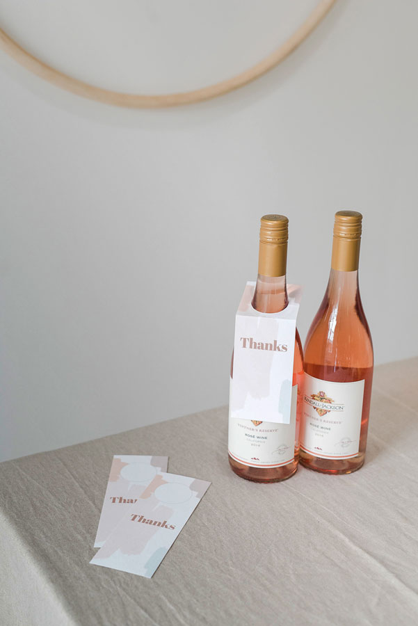 If you’re attending a Friendsgiving or Thanksgiving, and you're bringing a bottle of wine, use this printable Thanksgiving&nbsp;wine tag to gift your host with!