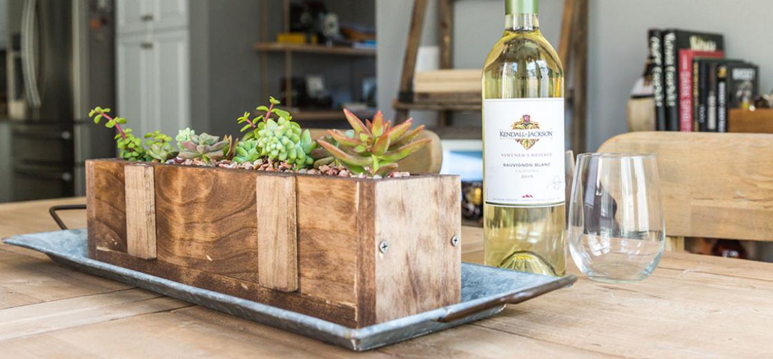 This easy-to-make DIY wood succulent planter is the perfect way to bring the outdoors in throughout these beautiful spring and summer months ahead. 