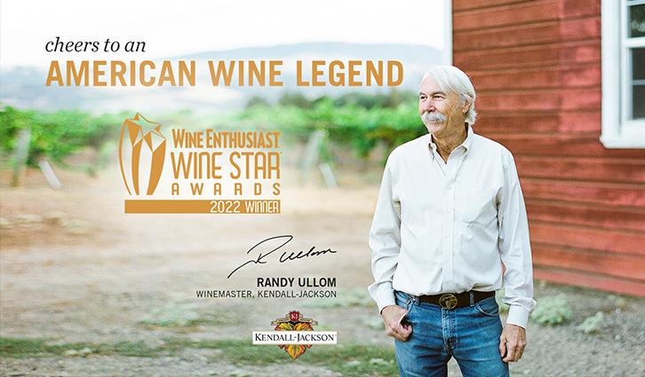 Winemaster Randy Ullom Recognized as an American Wine Legend by 23rd Annual Wine Enthusiast Wine Star Awards