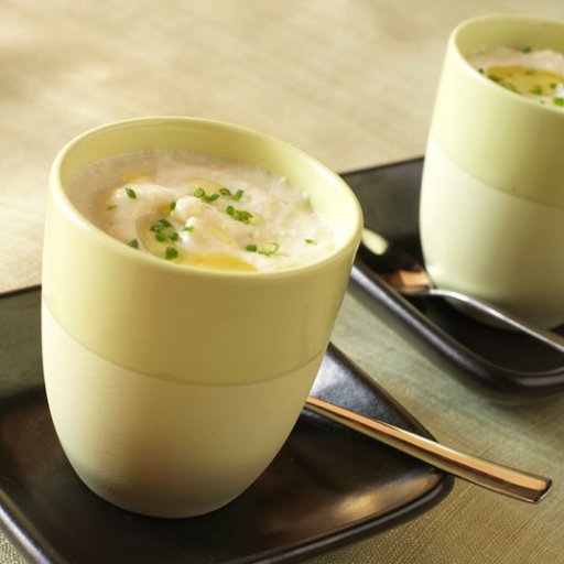 Chilled Corn Soup with Meyer Lemon Oil