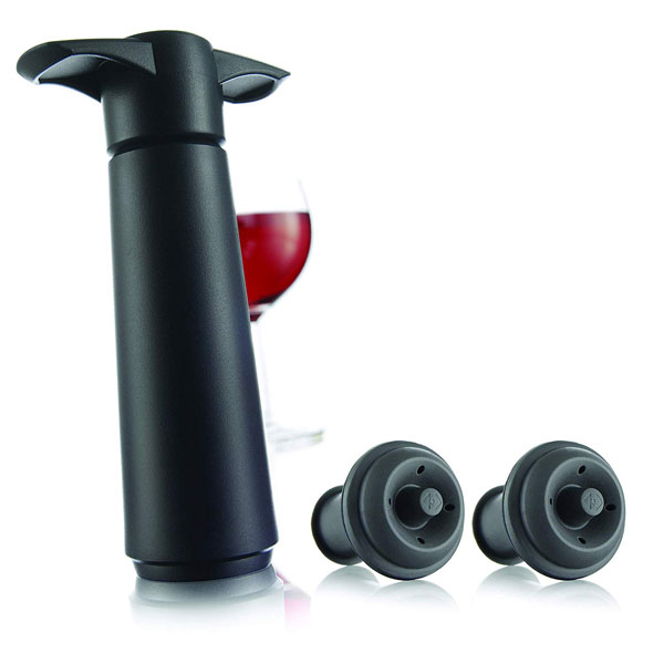 Fresh Pour Wine Saver Pump and Preserver with 2 Stoppers Keeping wine fresh up to 10 Days 