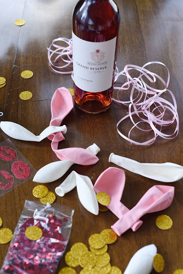 Whether you are celebrating with a significant other or having the gals over for a little Galentine’s Day, this festive Valentine's Day balloon DIY is a must!